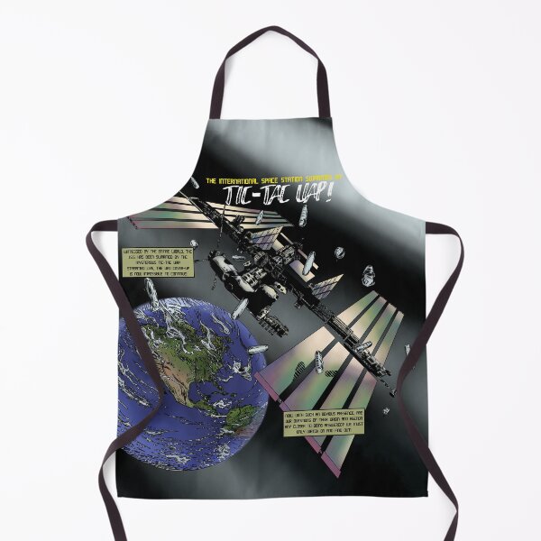 Item preview, International Space Station Swarmed by Tic-Tac UAP! designed and sold by DogFoodFactory.