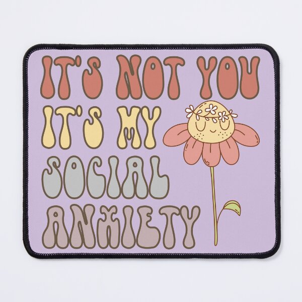 Item preview, Social Anxiety Retro Groovy Style designed and sold by Puristock.