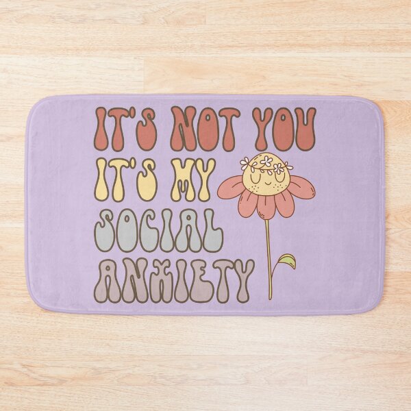 Item preview, Social Anxiety Retro Groovy Style designed and sold by Puristock.
