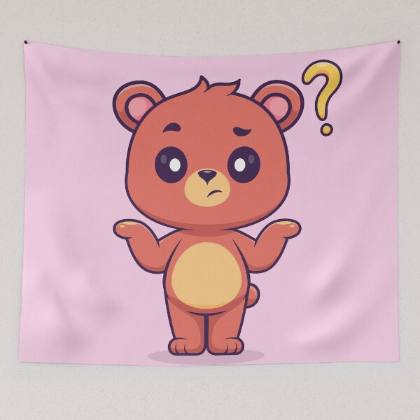 Item preview, Confused Bear's Quandary designed and sold by hjian8219.