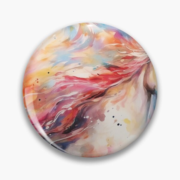 Item preview, Colorful watercolor horse designed and sold by Snoobstyle.