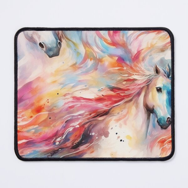 Item preview, Colorful watercolor horse designed and sold by Snoobstyle.