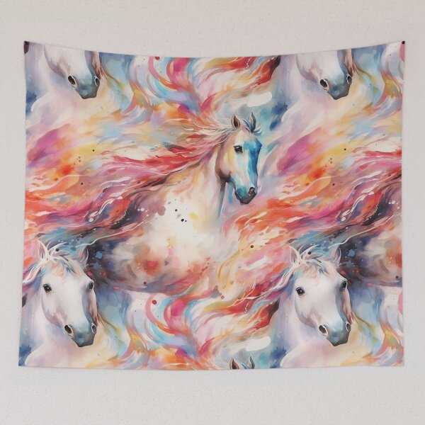 Item preview, Colorful watercolor horse designed and sold by Snoobstyle.