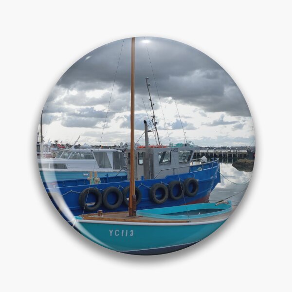 Item preview, Blue boats designed and sold by jarrahimages.