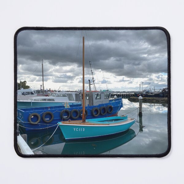 Item preview, Blue boats designed and sold by jarrahimages.