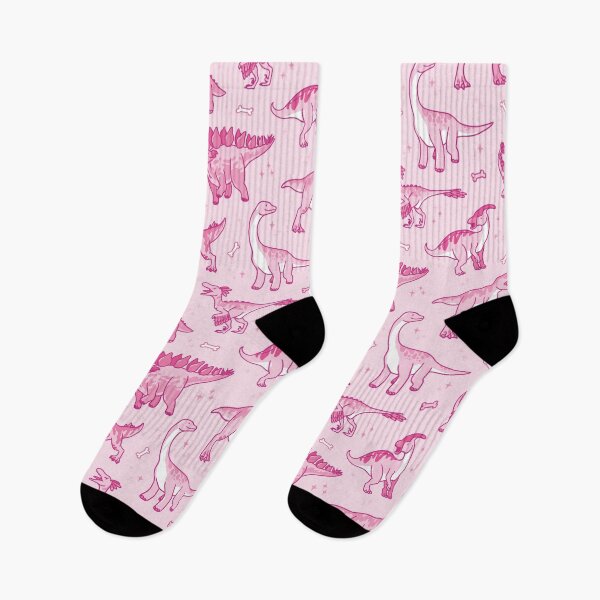 Item preview, Pink and Sparkly Dinos designed and sold by evekajander.