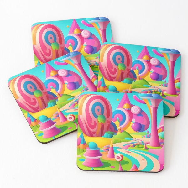 Item preview, Candyland Landscape Inspiration  designed and sold by raviolli000.