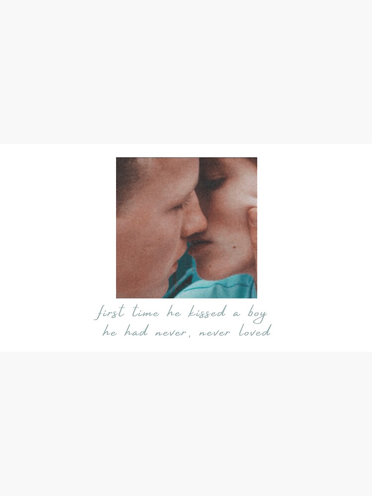 First Kiss Lyrics Gay love | Poster