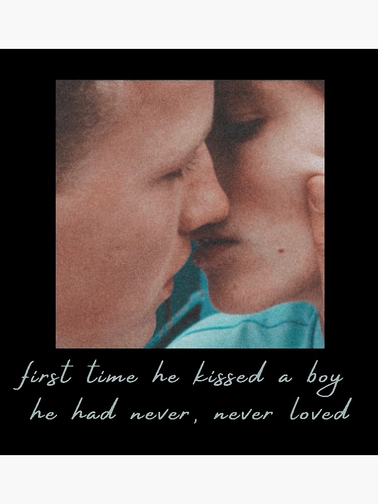 First Kiss Lyrics Gay love | Poster