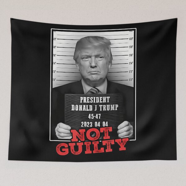 Item preview, Funny Donald Trump Not Guilty Mug, Free Trump 2024 designed and sold by ClothesRevolut.