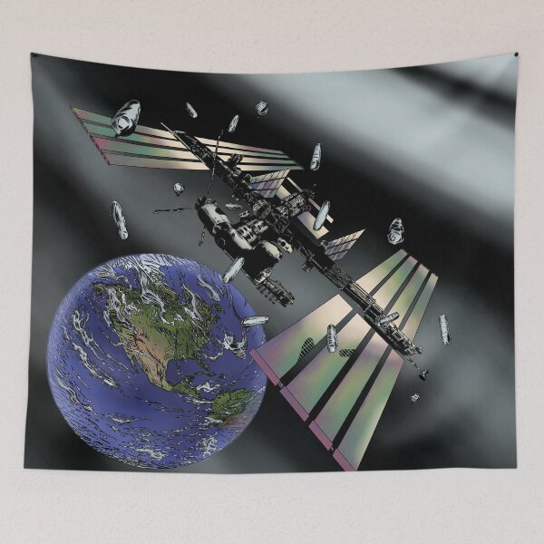 Item preview, International Space Station Swarmed by Tic-Tac UAP! - No Text designed and sold by DogFoodFactory.
