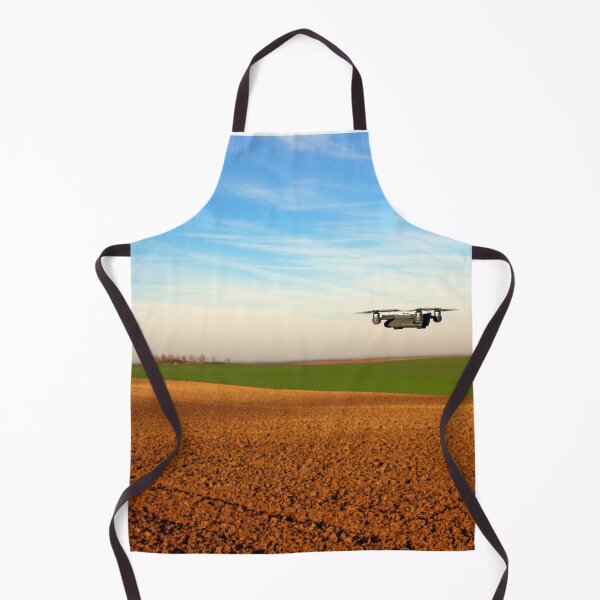 Item preview, The drone is flying over the plowed field agriculture industry designed and sold by goceris.