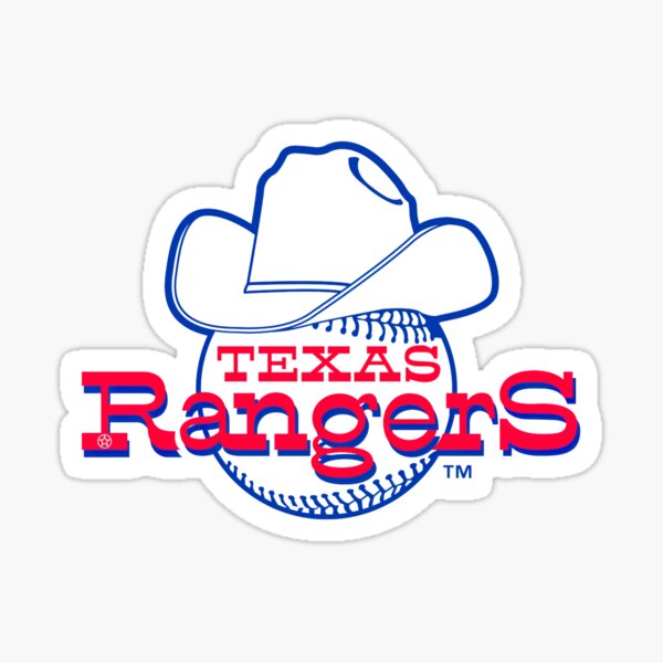 1982 Fleer Team Stickers Inserts Texas Rangers Logo/Stats #nno