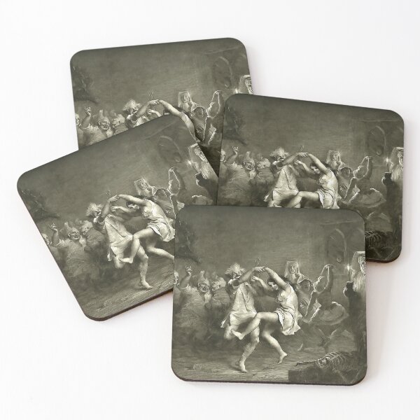 Item preview, TamOShanter And The Witches Artistic Vector Grey designed and sold by taiche.