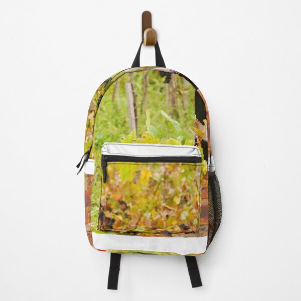 Item preview, Vineyard with grapes and red wine designed and sold by goceris.
