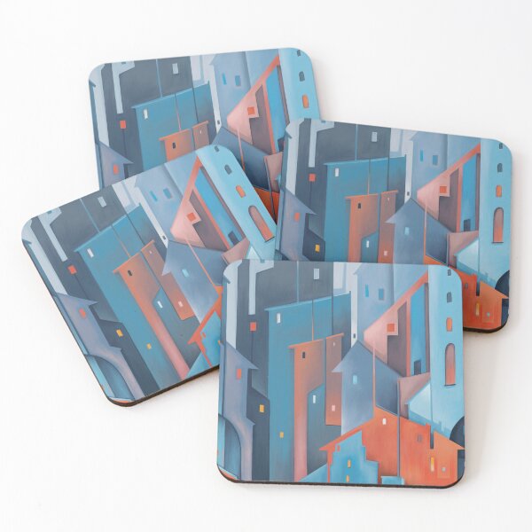 Item preview, CityScapes Fiery Red designed and sold by MarkosArtspace.