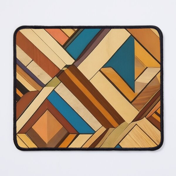 Item preview, Cubist Woodland Dreams - Geometric Patterns in Natural Elegance designed and sold by Freak-Scene.