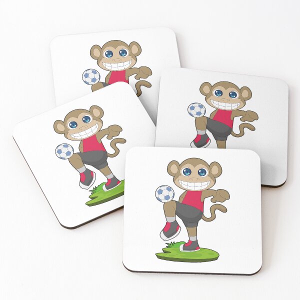 Item preview, Monkey Soccer player Soccer designed and sold by Snabdesign84.
