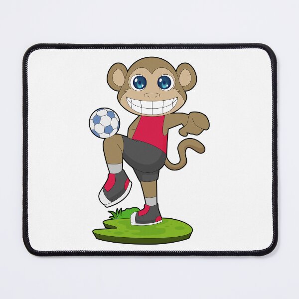 Item preview, Monkey Soccer player Soccer designed and sold by Snabdesign84.