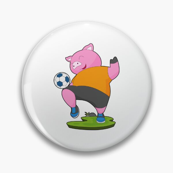Item preview, Pig Soccer player Soccer designed and sold by Snabdesign84.