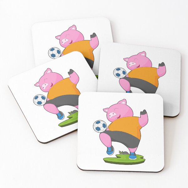Item preview, Pig Soccer player Soccer designed and sold by Snabdesign84.