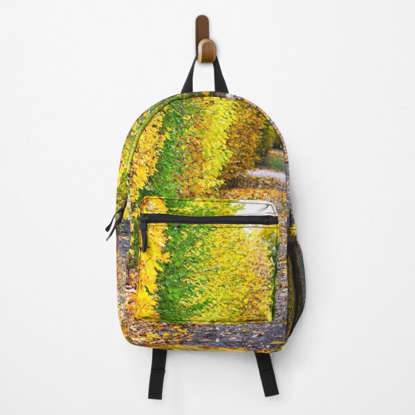 Item preview, a path covered with leaves in park autumn season designed and sold by goceris.