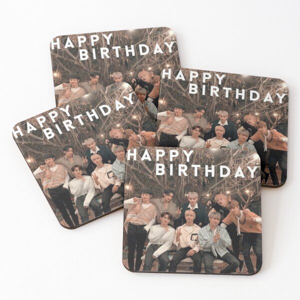 Item preview, Stray Kids Happy Birthday Greetings Stay Kpop Boy Group  designed and sold by Kpop-Noona.