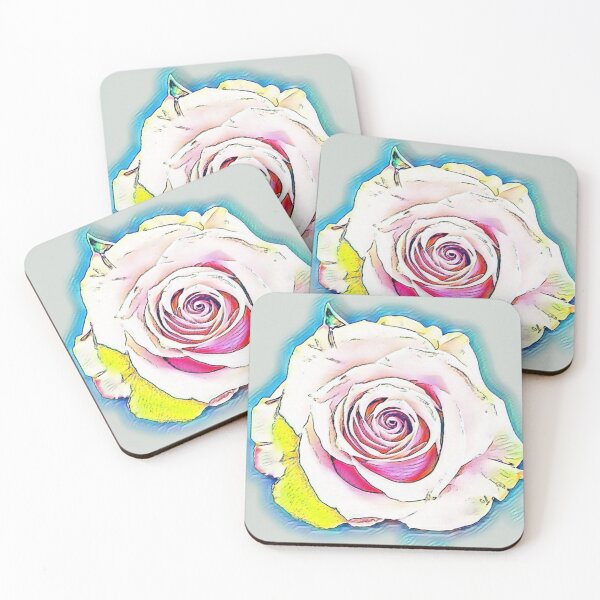Item preview, Pink rose, vibrant full flower designed and sold by CazWood25.