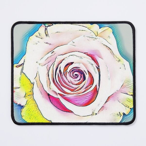 Item preview, Pink rose, vibrant full flower designed and sold by CazWood25.