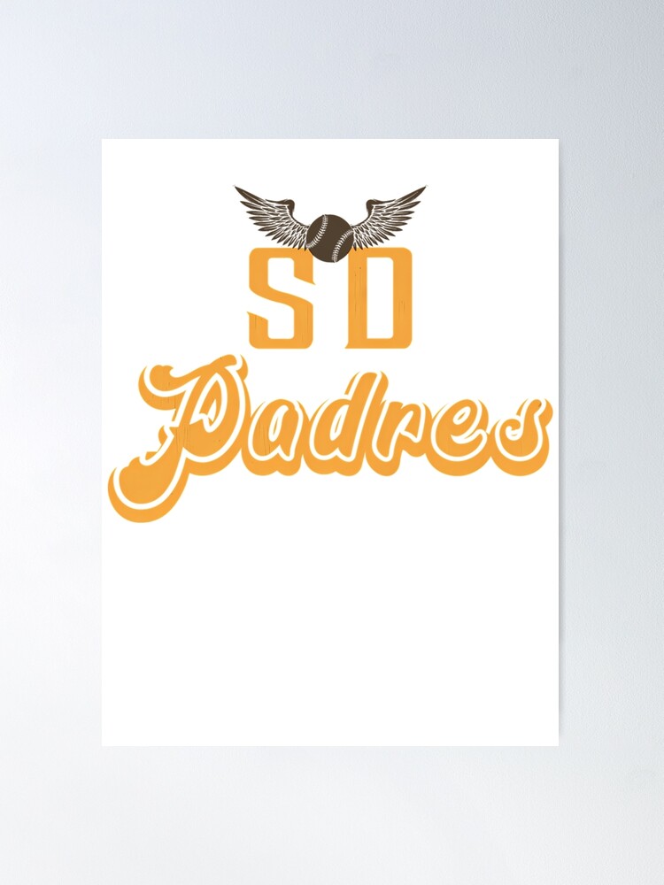 San Diego Padres Poster, San Diego Padres Artwork Gift, Padres