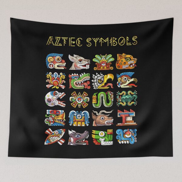 Item preview, Aztec Glyph Symbols designed and sold by underheaven.