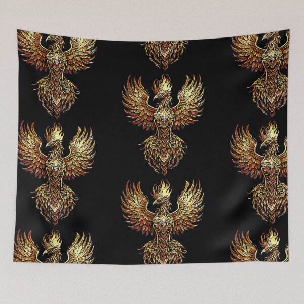 Item preview, Artistic fiery phoenix designed and sold by FlowerandDesing.