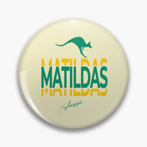 Item preview, Matildas Aussie Retro style Kangaroo - Woman Soccer World Cup 2023, Australian Womens Soccer/ Green and yellow designed and sold by SoloAutenica.