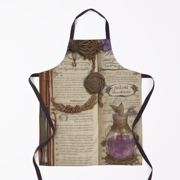 Item preview, Witch Old Book Texture Page Potion Recipe designed and sold by Yellowriversss.