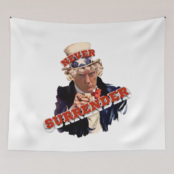 Item preview, Trump Mugshot Never Surrender 2024 designed and sold by Flirt-Teez.