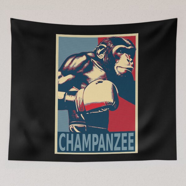Item preview, Chimpanzee Boxing Champion Hope designed and sold by TrueArtsStore.