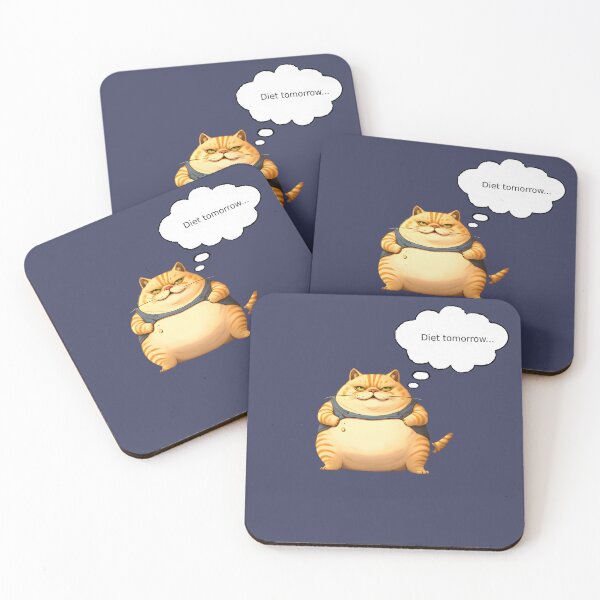 Item preview, Diet tomorrow - fat kitty designed and sold by grebie.