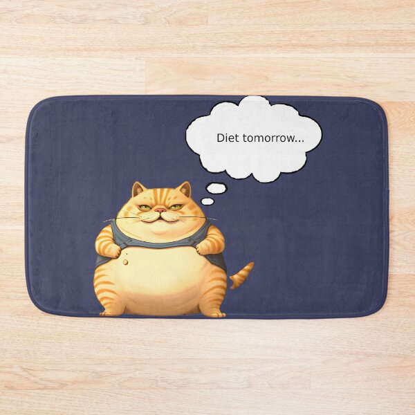 Item preview, Diet tomorrow - fat kitty designed and sold by grebie.