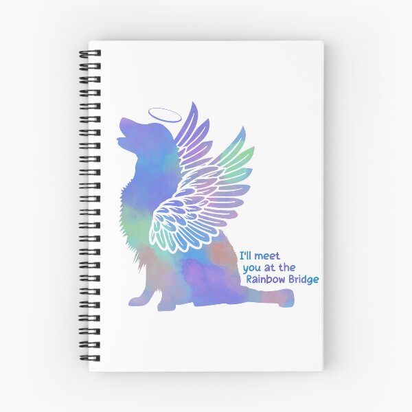Item preview, Golden Retriever Angel Wings Rainbow Bridge Pet Loss keepsakes designed and sold by ElizInspires.