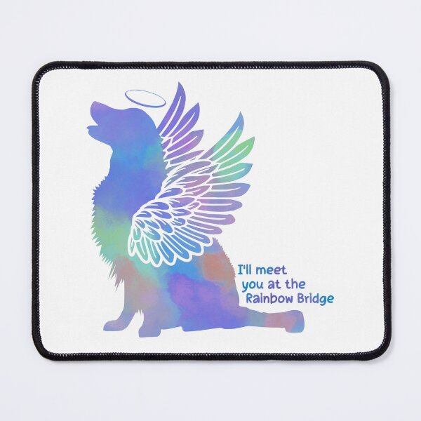 Item preview, Golden Retriever Angel Wings Rainbow Bridge Pet Loss keepsakes designed and sold by ElizInspires.