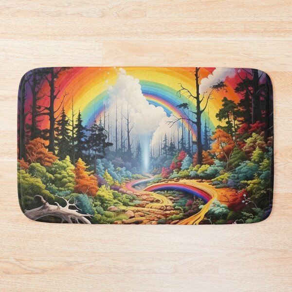 Item preview, Enchanted harmony: rainbow colors in the fairytale forest designed and sold by darkfantasy-atk.