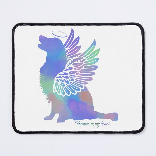 Item preview, Golden Retriever Angel Wings Rainbow Bridge Pet Loss keepsakes designed and sold by ElizInspires.
