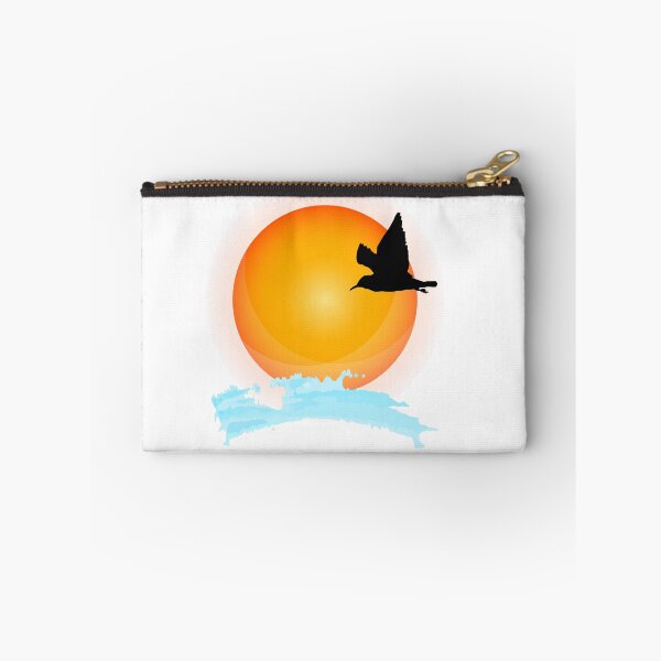 Item preview, Marine logo with sun, seagull and sea wave designed and sold by Kajaniko.