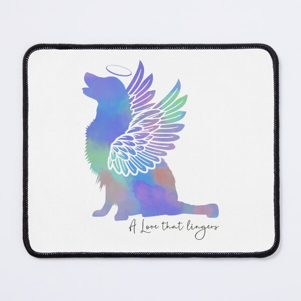 Item preview, Golden Retriever Angel Wings Rainbow Bridge Pet Loss keepsakes designed and sold by ElizInspires.