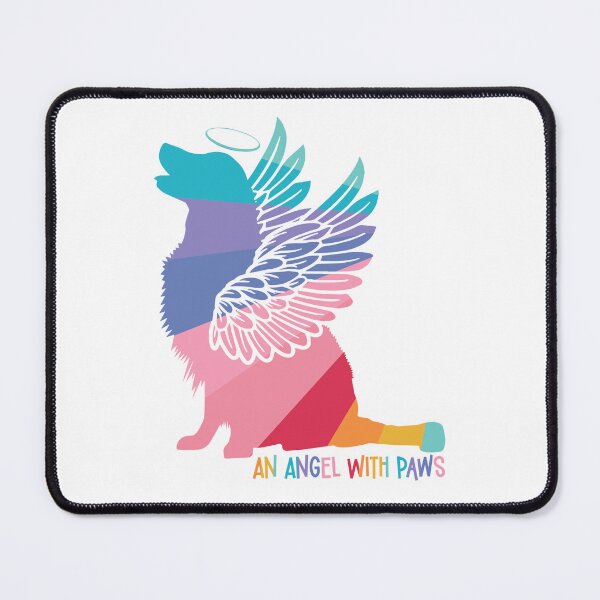 Item preview, Golden Retriever Angel Wings Rainbow Bridge Pet Loss keepsakes designed and sold by ElizInspires.