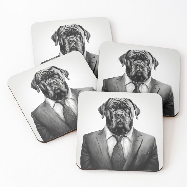Item preview, Mastiff in Business Suit Art designed and sold by redstar19.