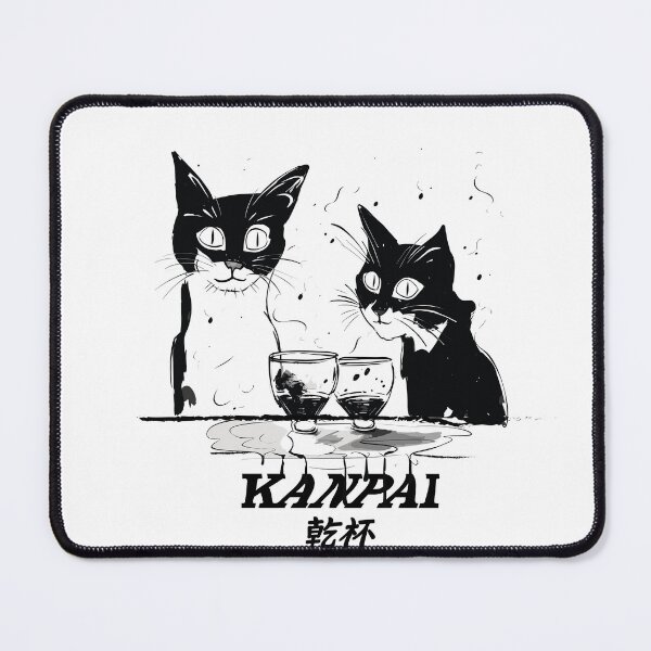 Item preview, KANPAI CAT: Cute and funny cats get drunk designed and sold by DotLineStory.