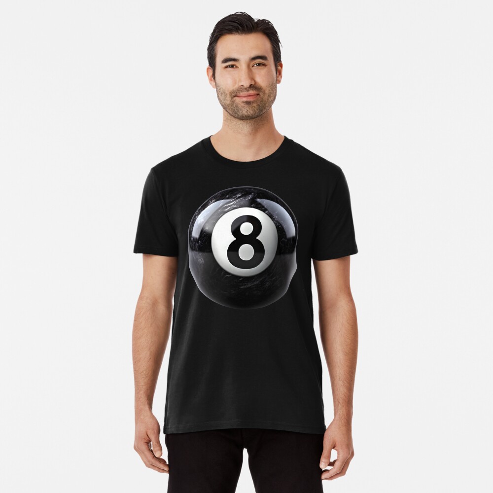 8 Ball Pool Black Winning Streak Ball T-Shirt.png Men's Premium Tank Top