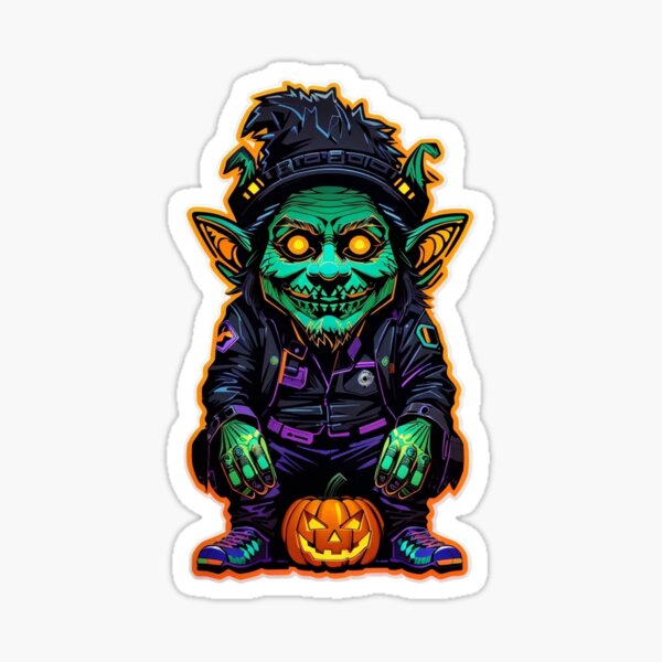Aperçu de l'œuvre Gobelin d'Halloween, Nuit d'horreur d'Halloween 2023 créée et vendue par Desfix.