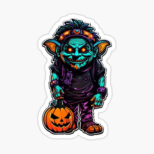 Aperçu de l'œuvre Gobelin d'Halloween, Nuit d'horreur d'Halloween 2023 créée et vendue par Desfix.